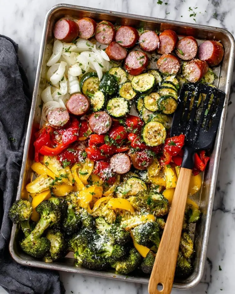 One-Pan Healthy Sausage and Veggies Recipe