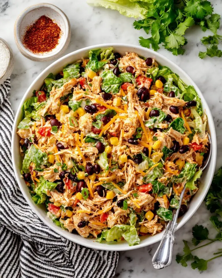 Ranch Chicken Taco Salad Recipe