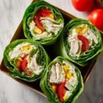 Chicken Club Lettuce Wraps Recipe