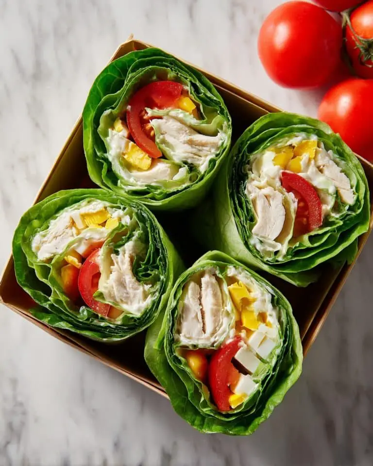 Chicken Club Lettuce Wraps Recipe