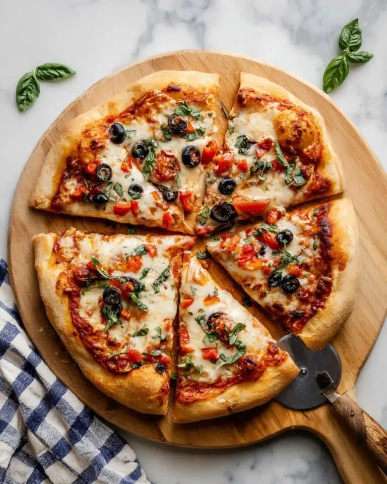 Grilled Pizza with Crispy Crust and Melty Cheese Recipe