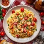 Garlic Shrimp and Tomato Pasta Recipe