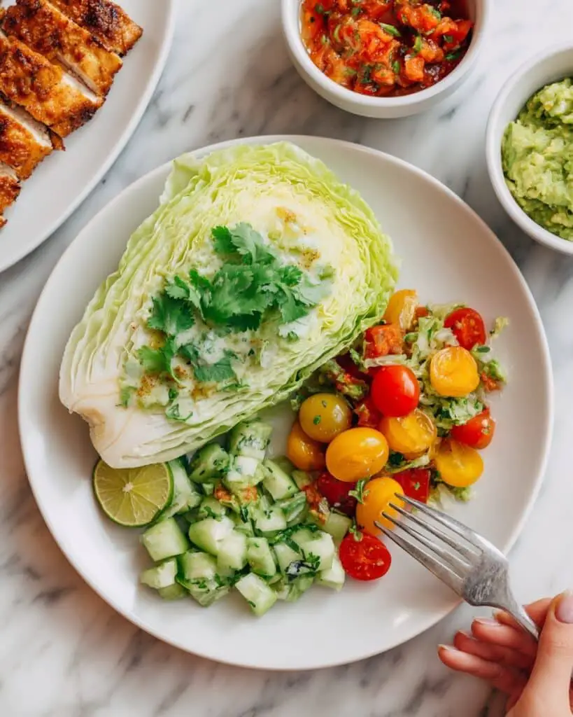 Chicken Fajita Wedge Salad Recipe