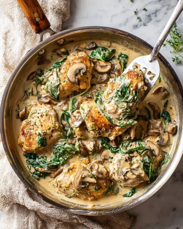 Creamy Mushroom Chicken Recipe