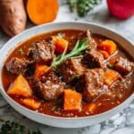 Harvest Harmony Beef & Sweet Potato Stew Recipe