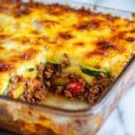 Ground Beef Zucchini Casserole (Low Carb & Easy) Recipe