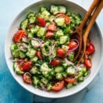 Mediterranean Cucumber Tomato Salad Recipe