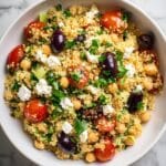 Gluten-Free Quinoa Salad with Fresh Vegetables and Lemon Dressing Recipe