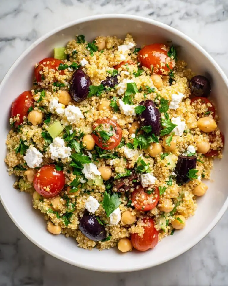 Gluten-Free Quinoa Salad with Fresh Vegetables and Lemon Dressing Recipe