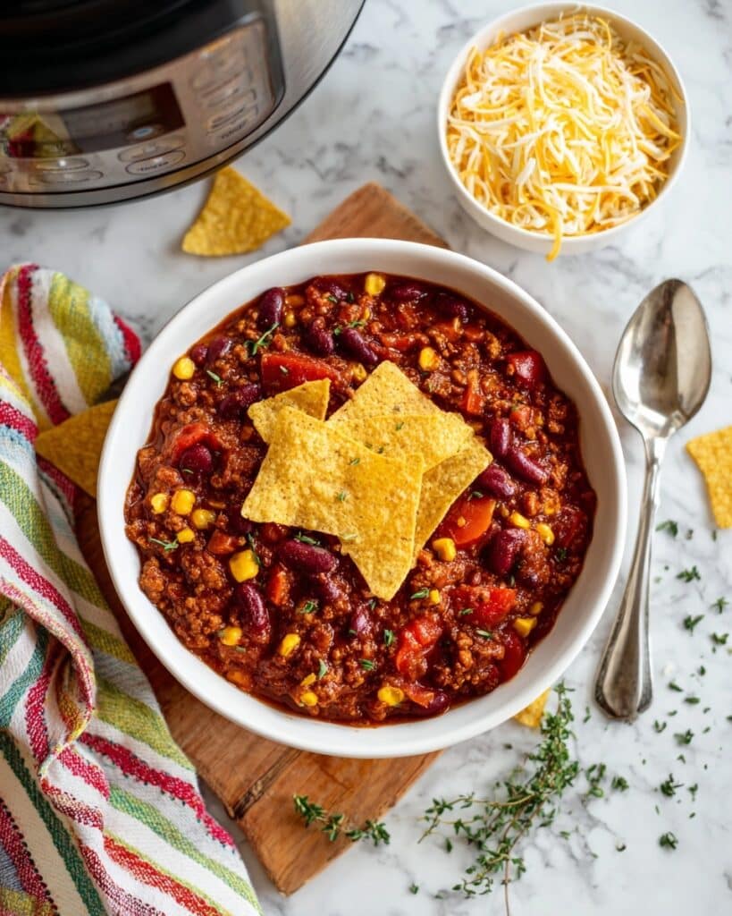 Healthy Crockpot Taco Soup Recipe