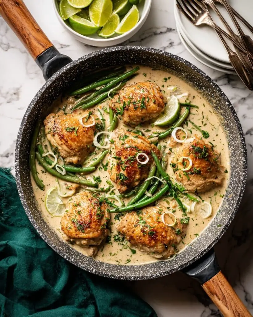 Creamy Coconut Lime Chicken Recipe