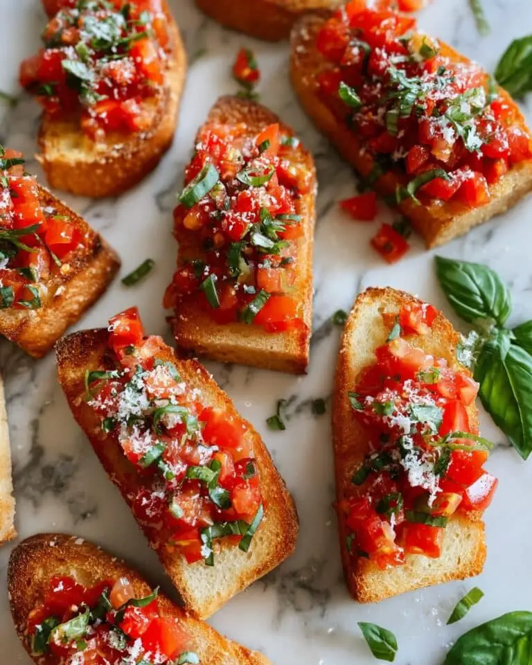 Classic Italian Tomato Bruschetta Recipe