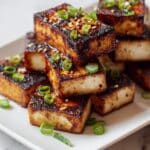 Crispy Grilled Tofu with Sesame-Garlic Marinade Recipe
