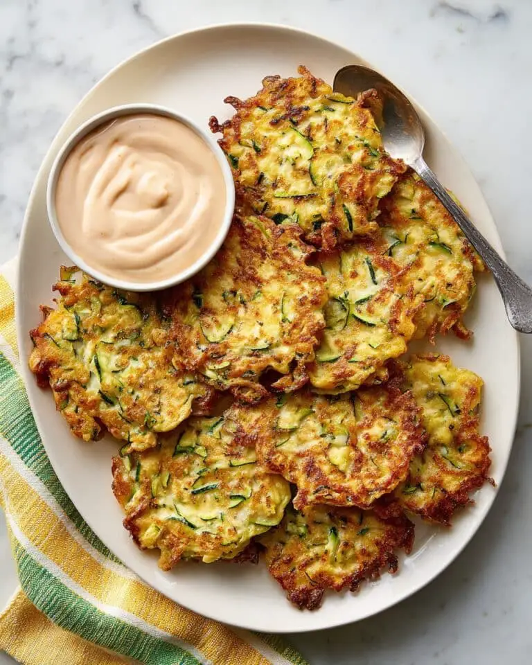 Crispy Zucchini Fritters with Parmesan and Herbs Recipe