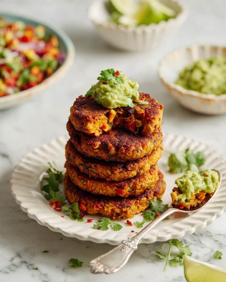 Crispy Lentil Patties with Herbs and Vegetables Recipe