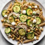 Easy Chickpea Pasta Salad with Lemon Herb Dressing Recipe
