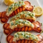 Boiled Lobster Tails with Garlic Lemon Butter Recipe