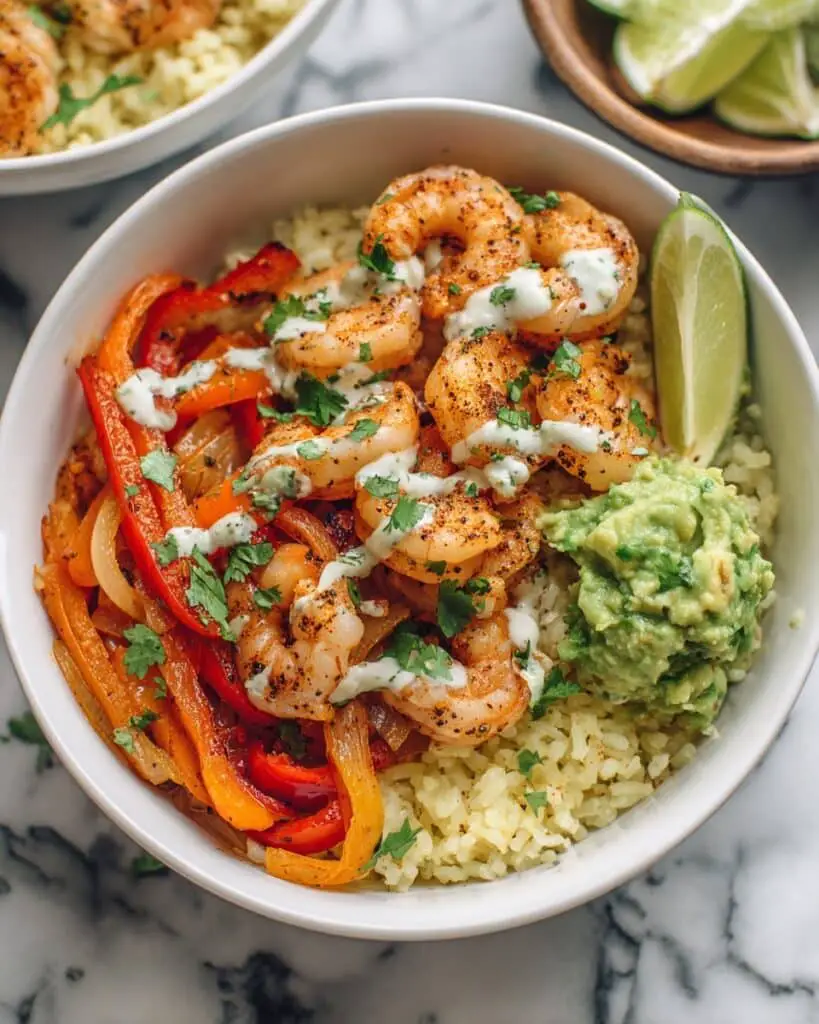 One Pan Shrimp Fajitas Recipe