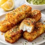 Homemade Crispy Baked Fish Sticks Recipe