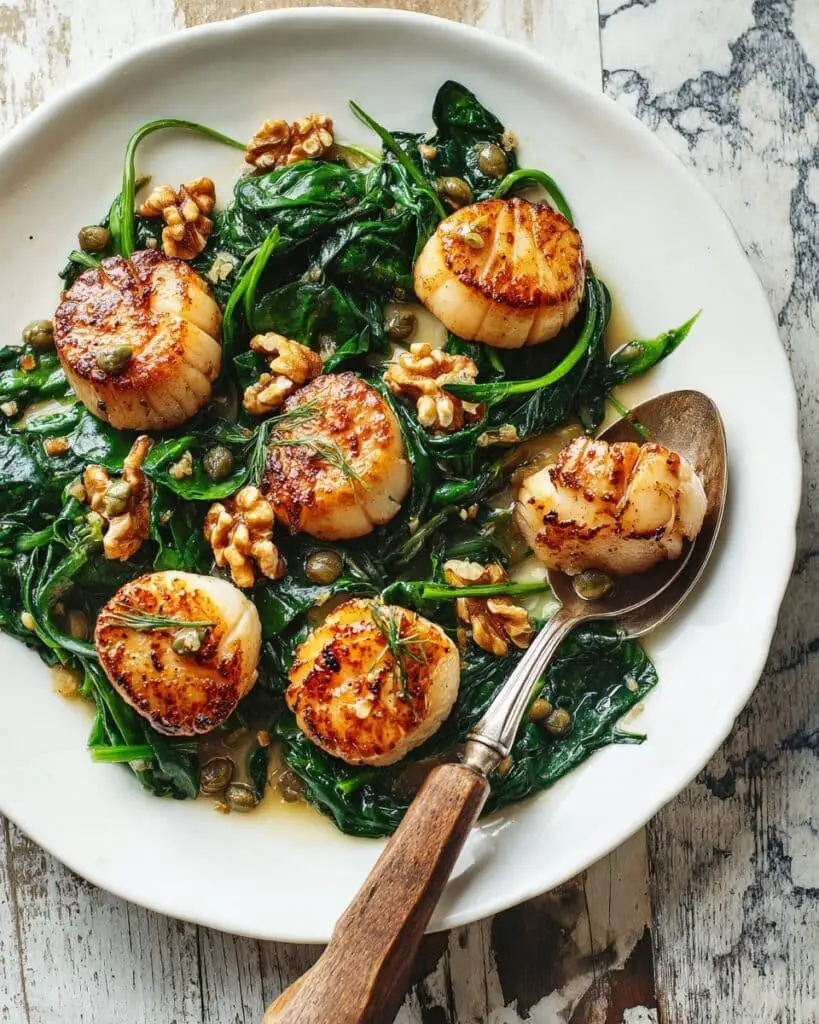 Lemon Butter Scallops Recipe