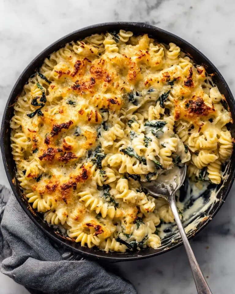 Creamy Spinach Artichoke Pasta Recipe