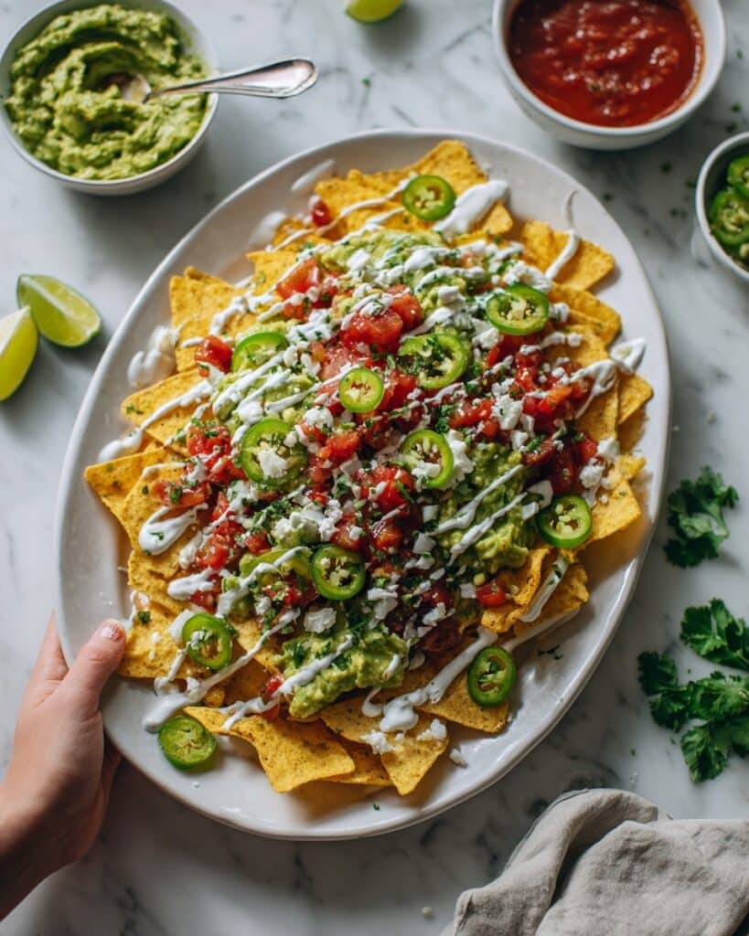Loaded Veggie Nachos Recipe