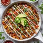 Cauliflower Rice Skillet with Black Beans and Mexican Spices Recipe