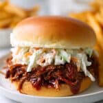 Apple BBQ Pulled Chicken Sandwiches Recipe