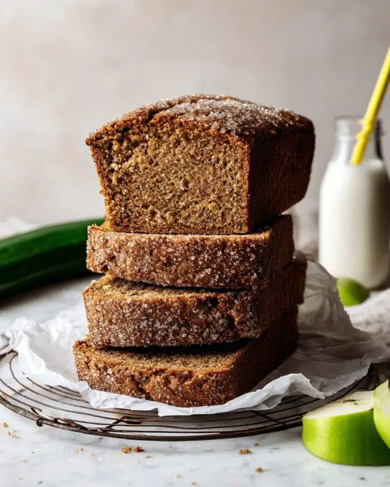 Healthy Zucchini Bread with Applesauce Recipe