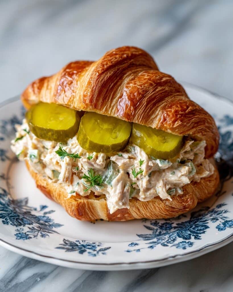 Healthy Dill Pickle Chicken Salad Recipe
