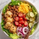 Healthy Burger Bowls with Special Sauce Recipe