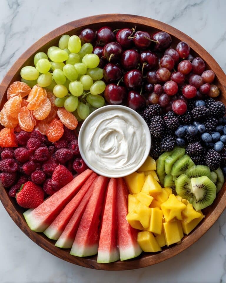 Summer Fruit Platter with Honey-Lime Drizzle Recipe