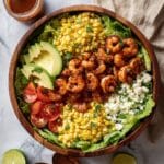 Honey-Lime Shrimp Taco Salad Recipe