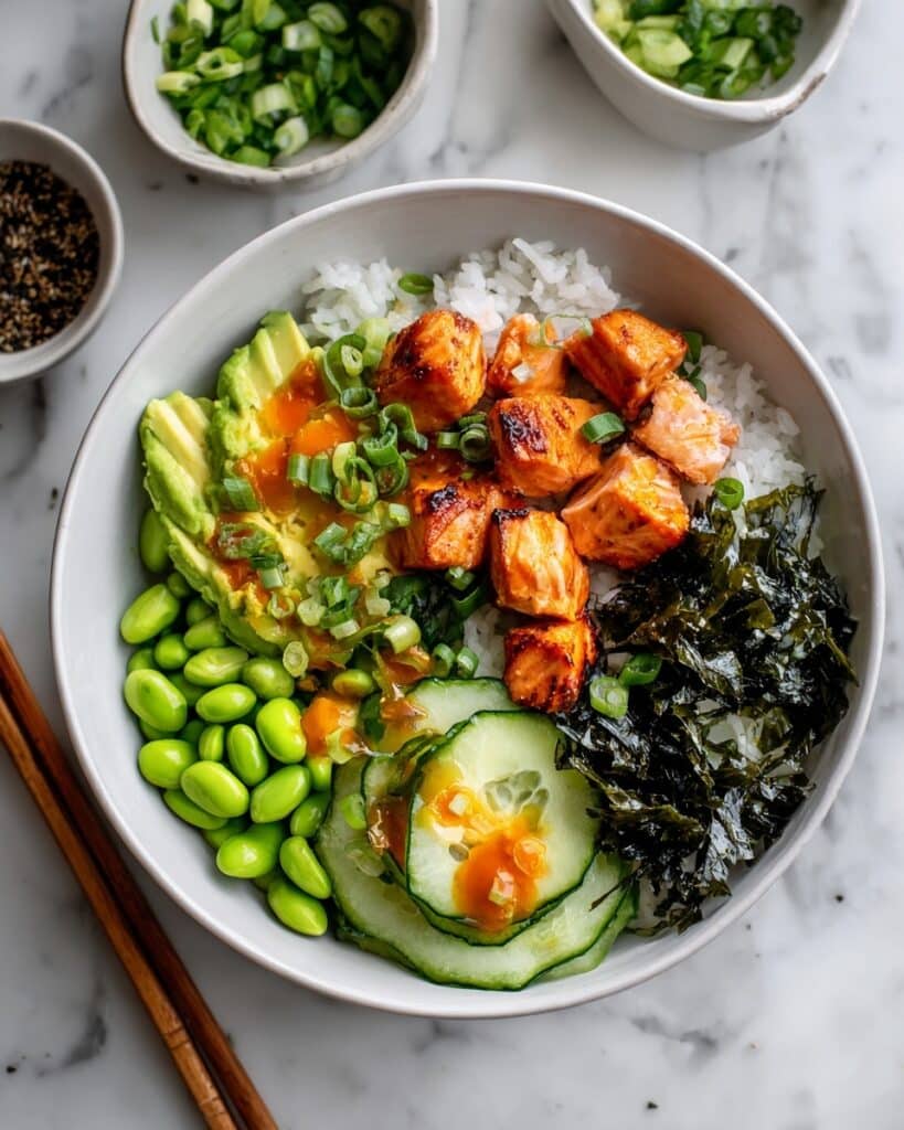 Baked Salmon Sushi Bowl Recipe