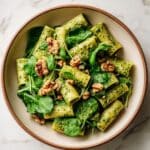 Pesto Rigatoni Pasta Salad with Parmesan Recipe