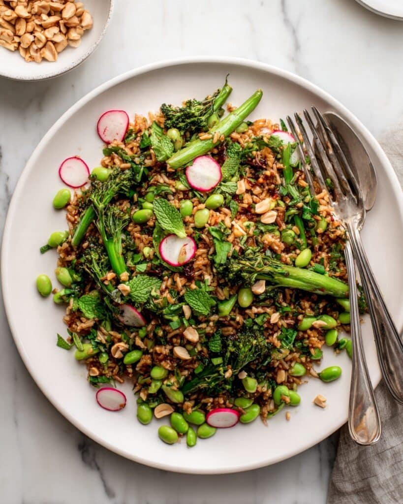 Crispy Rice Salad with Cucumbers and Herbs Recipe