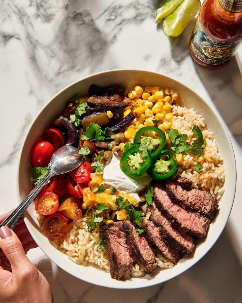 Grilled Steak Fajita Bowls Recipe