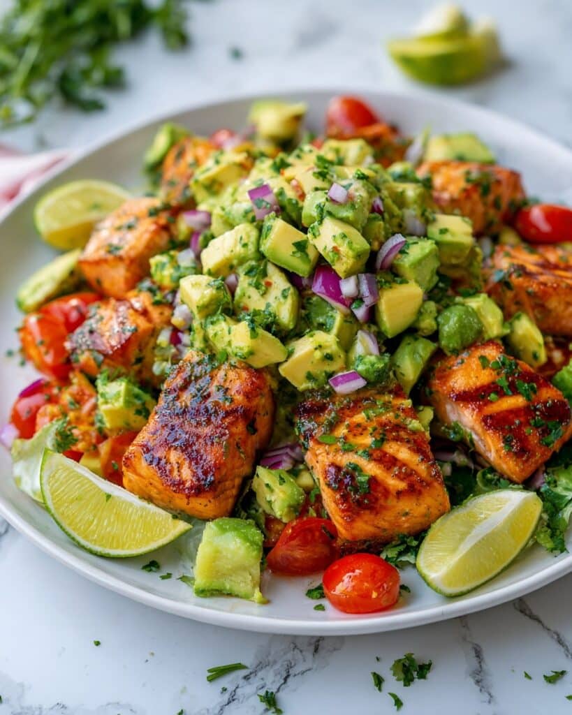 Blackened Salmon with Avocado Salsa Recipe