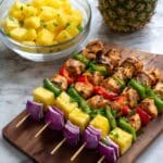 Hawaiian BBQ Chicken Kebabs Recipe