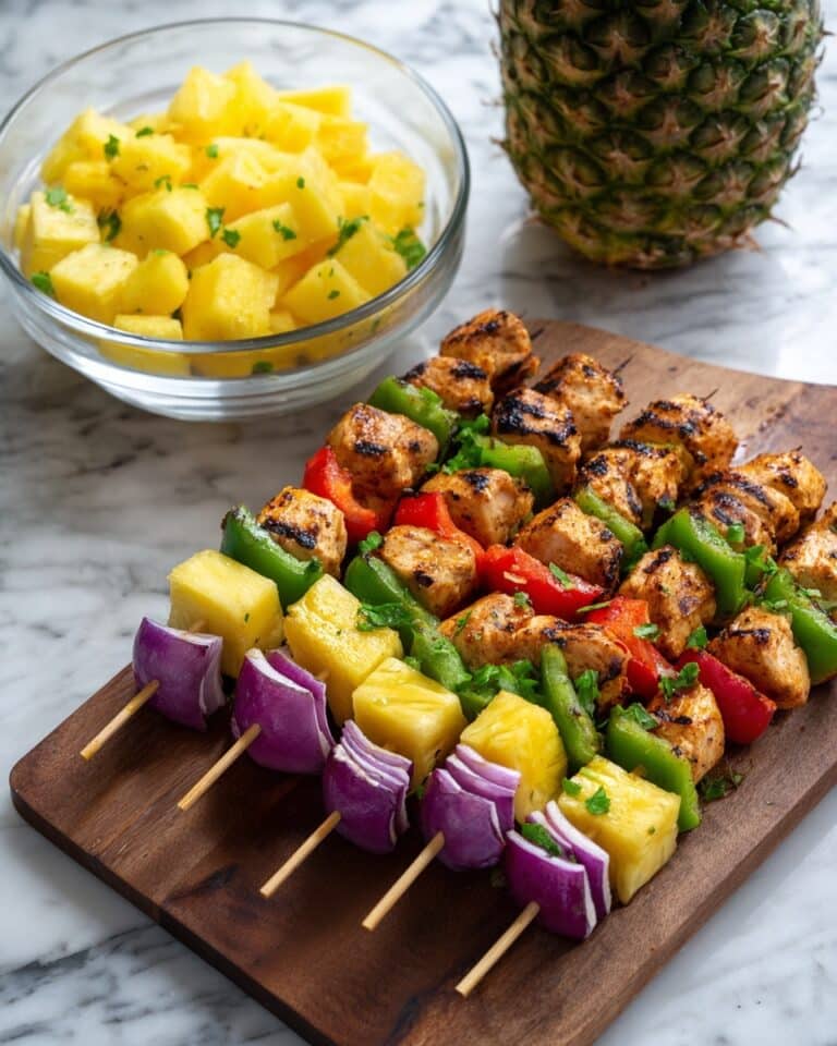 Hawaiian BBQ Chicken Kebabs Recipe