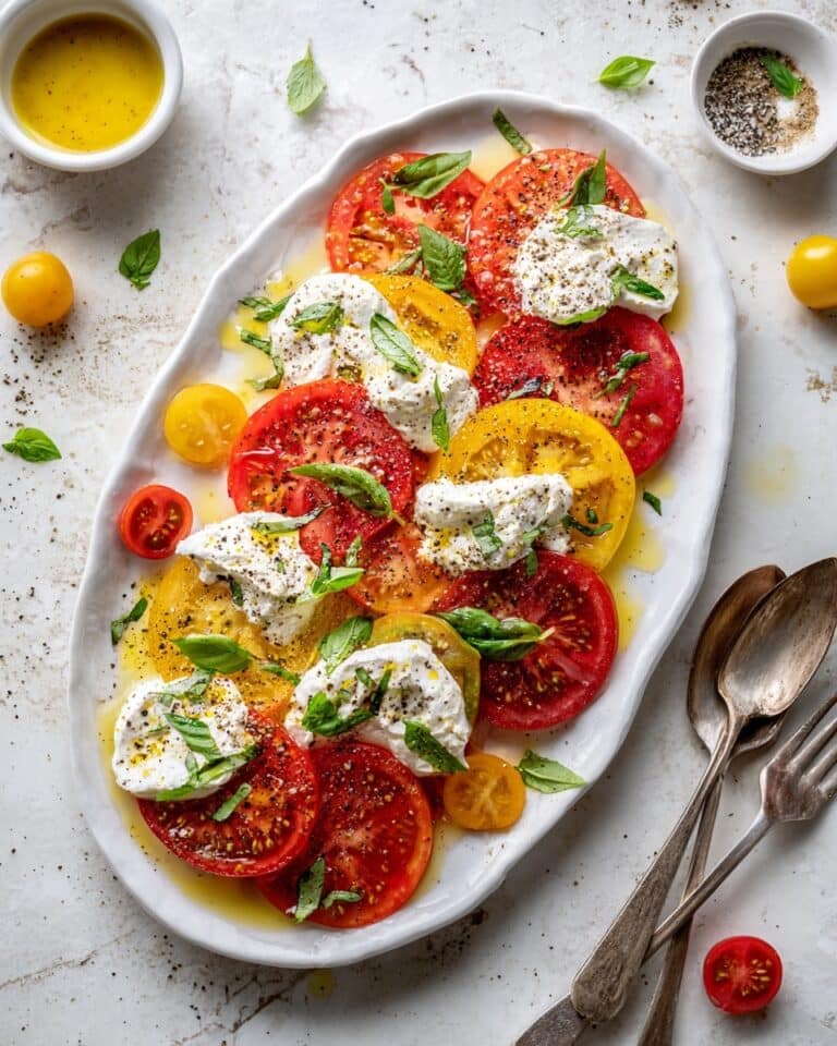 Tomato Burrata Salad Recipe