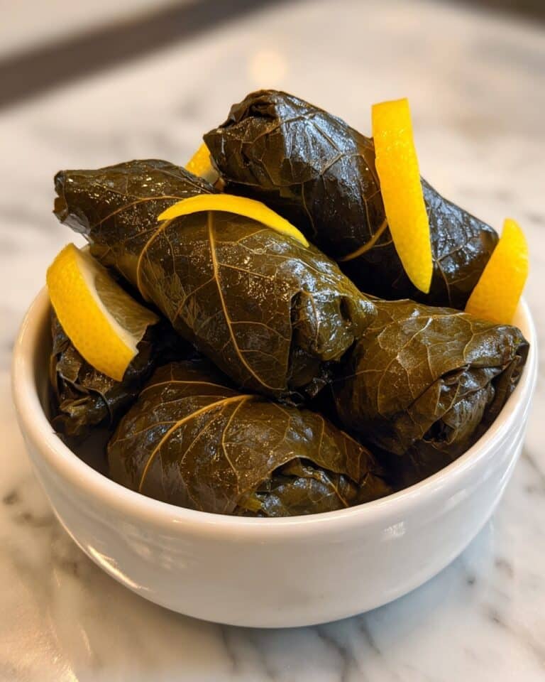 Slow Cooker Stuffed Grape Leaves Recipe