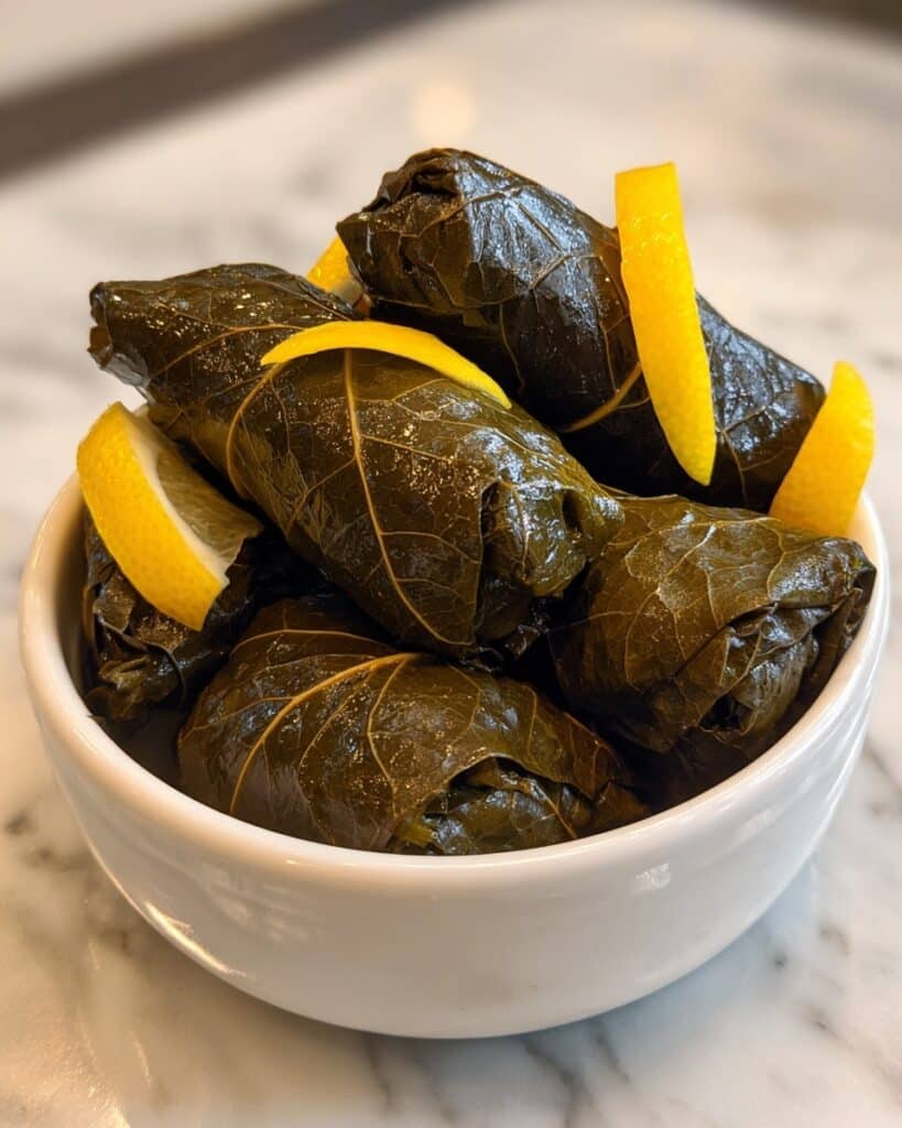 Slow Cooker Stuffed Grape Leaves Recipe