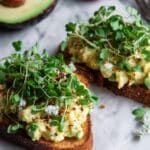 Avocado Toast with Radish and Microgreens Recipe