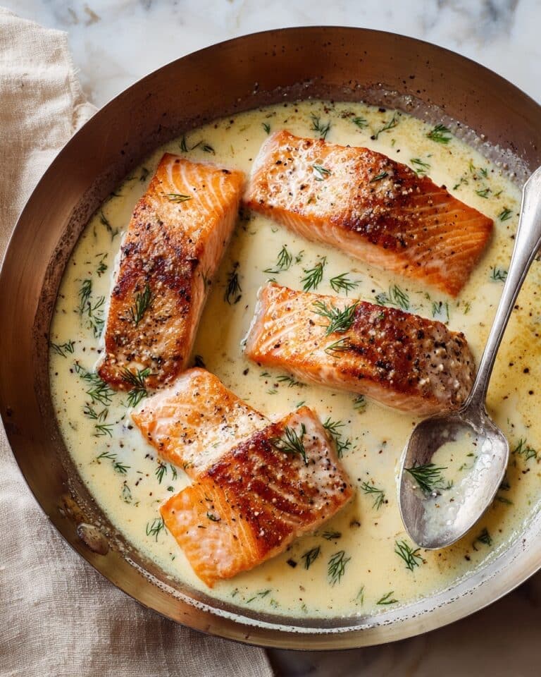 Grilled Salmon with Dill Sauce Recipe