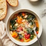 Slow Cooker Tuscan White Bean Soup Recipe