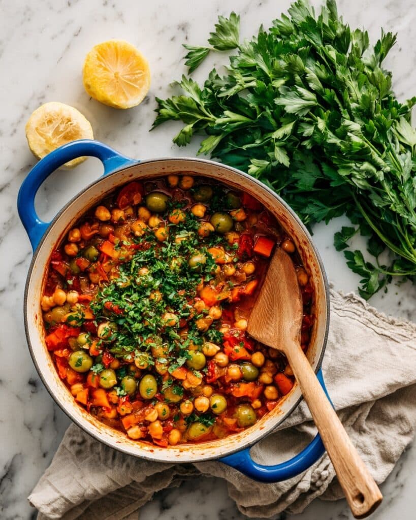 Mediterranean Chickpea & Tomato Tagine Recipe