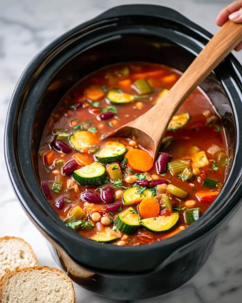 Crockpot Minestrone Soup Recipe