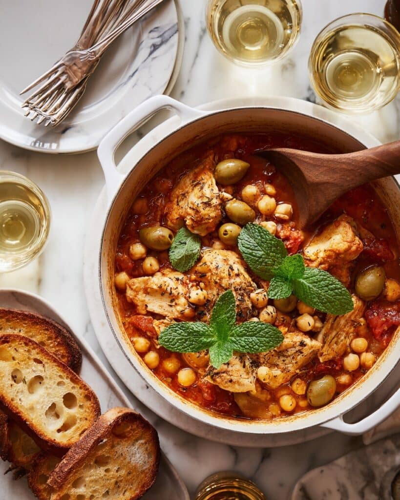 Mediterranean Chickpea & Artichoke Stew Recipe