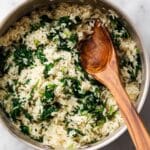 Crockpot Spanakorizo: Greek-Inspired Spinach and Rice Dish Recipe